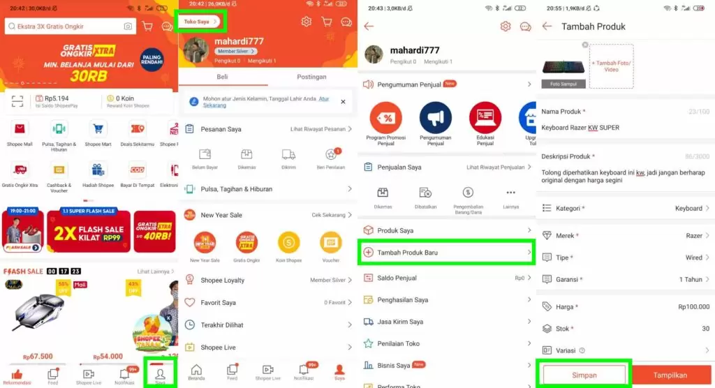2 Cara Melihat Produk yang Kita Jual di Shopee Terlengkap - Ginee