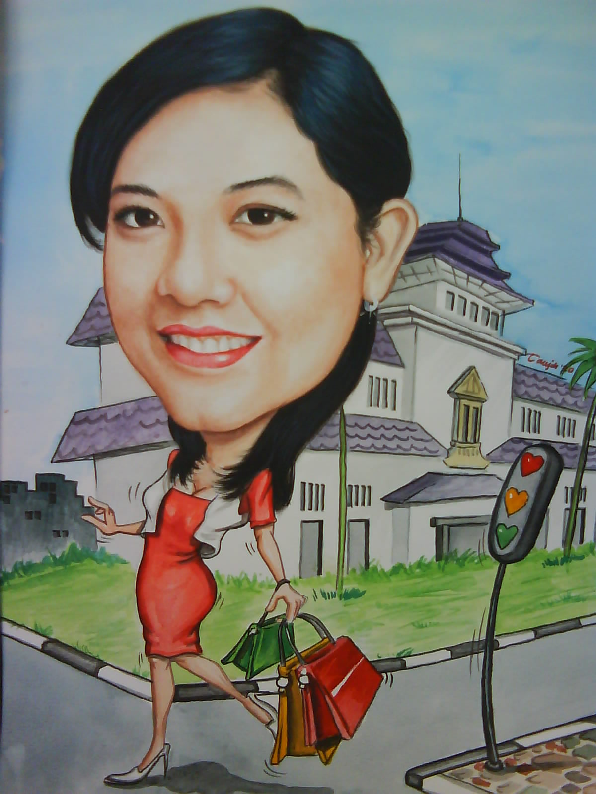 Cara mudah membuat karikatur