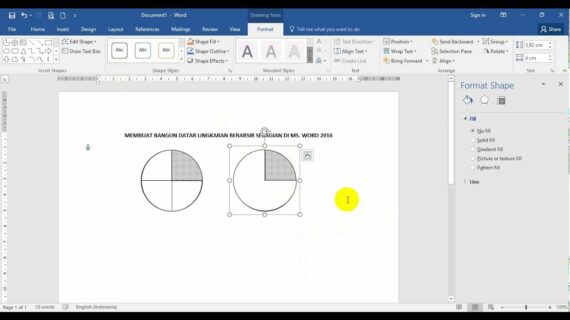 Wow! Cara Membuat Logo Lingkaran Di Word Terbaik