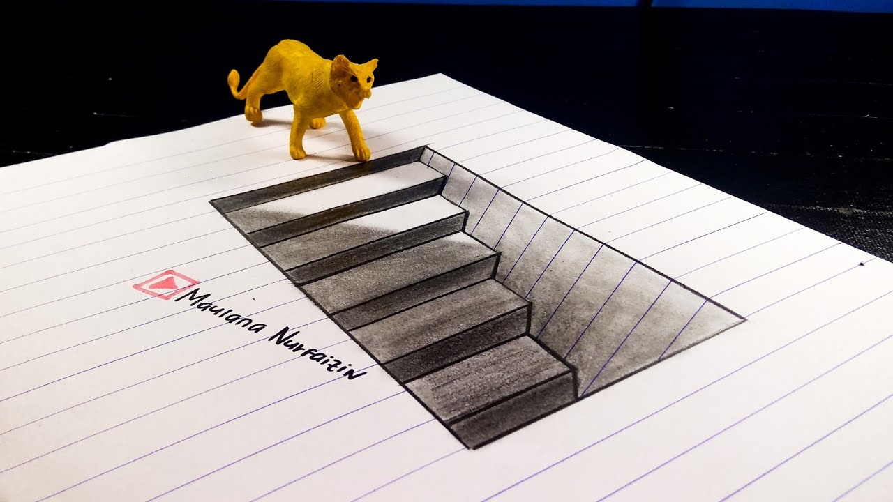 Cara Bikin Gambar 3D